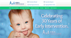 Desktop Screenshot of ideainfanttoddler.org